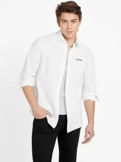 Discount 🤩 Guess Factory Colly Woven 👚 Shirt for men 🌟