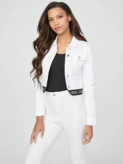 Best Pirce 👏 Guess Factory Camil Logo Tape Denim Jacket for 👩 women 🎁