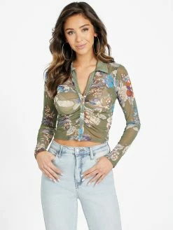 Buy ๐ฏ Guess Factory Kerie Printed Top for ๐ฉ women ๐ฅฐ
