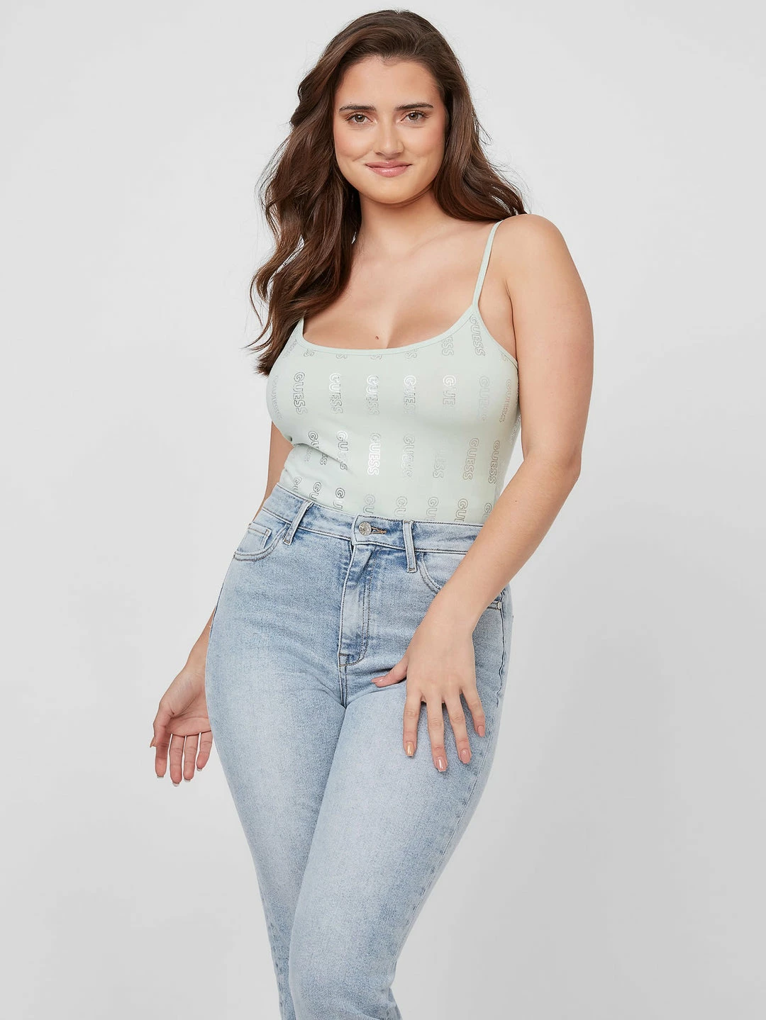 Top 10 💯 Guess Factory Rae Logo Tank for 👩 women 🛒 - Image 6