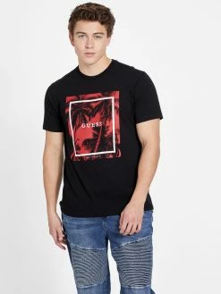 Budget 😍 Guess Factory Palmer Logo Tee for men 🌟