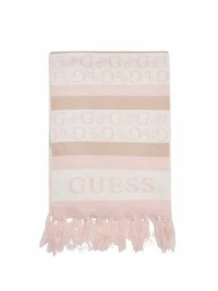 Coupon ✨ Guess Factory Logo Striped Scarf for 👩 women 🥰