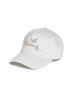Best Sale 💯 Guess Factory Rhinestone Butterfly Logo ⚾ Baseball Hat for 👩 women 😉