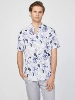 Discount 👍 Guess Factory Pierson Floral Printed 👚 Shirt for men 🥰