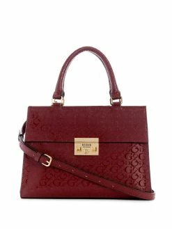 Hot Sale ✨ Guess Factory Giana G-Shine Logo Satchel for 👩 women 😉
