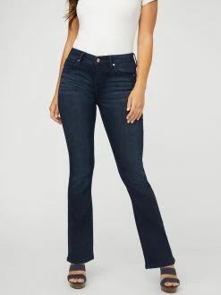 Cheap 👍 Guess Factory Eco Lyllah Mid-Rise Bootcut 👖 Jeans for 👩 women 🔔