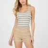 Discount 🔥 Guess Factory Eco Alex Striped Tank for 👩 women 👏