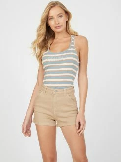 Discount 🔥 Guess Factory Eco Alex Striped Tank for 👩 women 👏