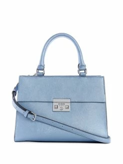Best Pirce 🔥 Guess Factory Giana Metallic Satchel for 👩 women 😍