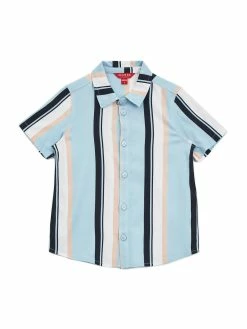 Hot Sale 👍 Guess Factory Eco Arnie Striped 👚 Shirt (2-6) for kids 🧨