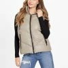Wholesale ⭐ Guess Factory Calah Faux-Leather Puffer Vest for 👩 women 🔔