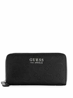 Promo 😀 Guess Factory Mariam Medium Zip-Around Wallet for 👩 women 🛒
