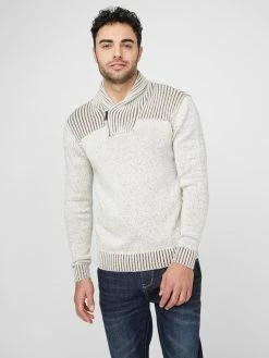 New 🎉 Guess Factory Caly Shawl Sweater for men 🎁