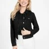 Hot Sale 🔔 Guess Factory Eco Stella Hooded Denim Jacket for 👩 women 😀