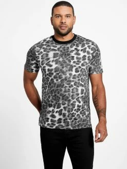 Best reviews of 🛒 Guess Factory Abello Leopard Tee for men 💯
