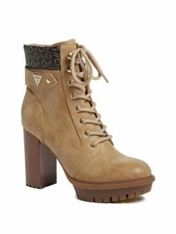 Deals ⭐ Guess Factory Black Combat Booties for 👩 women 💯