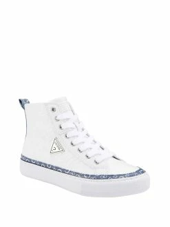 Wholesale ✔️ Guess Factory Byway Logo High-Top 👟 Sneakers for 👩 women 😍
