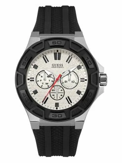 Best reviews of 🔔 Guess Factory Black Multifunction ⌚ Watch for men ✔️