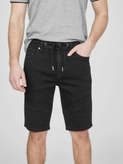 Best Sale 🧨 Guess Factory Bradley Moto Denim Shorts for men ⌛