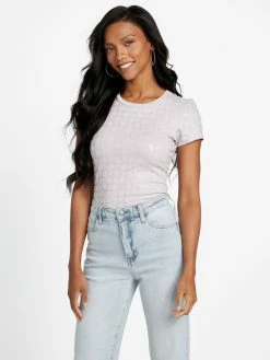 Outlet ⭐ Guess Factory Dorae Logo Tee for 👩 women 🔔