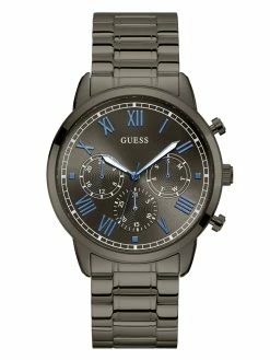 New 🔔 Guess Factory Gunmetal ⌚ Watch for men ❤️