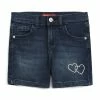 Buy 😍 Guess Factory Zahara Rhinestone Denim Shorts (7-14) for kids ⭐