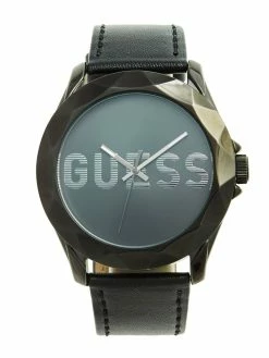 Best Sale ❤️ Guess Factory Gunmetal and Black Analog ⌚ Watch for men 🌟