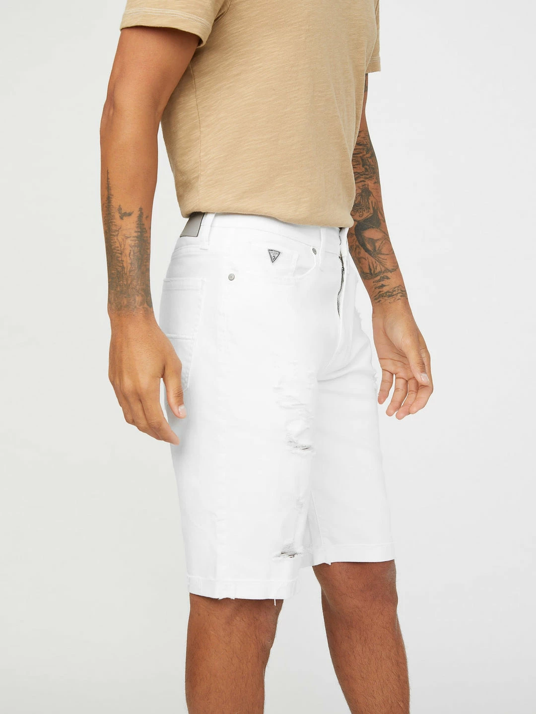 New ๐ Guess Factory Abby Denim Shorts for men ๐งจ - Image 3