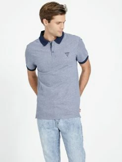 Top 10 🔥 Guess Factory Finn Marled Polo for men 🎉