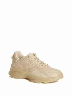 New 😉 Guess Factory Knolls Monochrome 👟 Sneakers for 👩 women 🌟