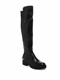 Deals 😀 Guess Factory Tall Laced 🥾 Boots for 👩 women 🛒
