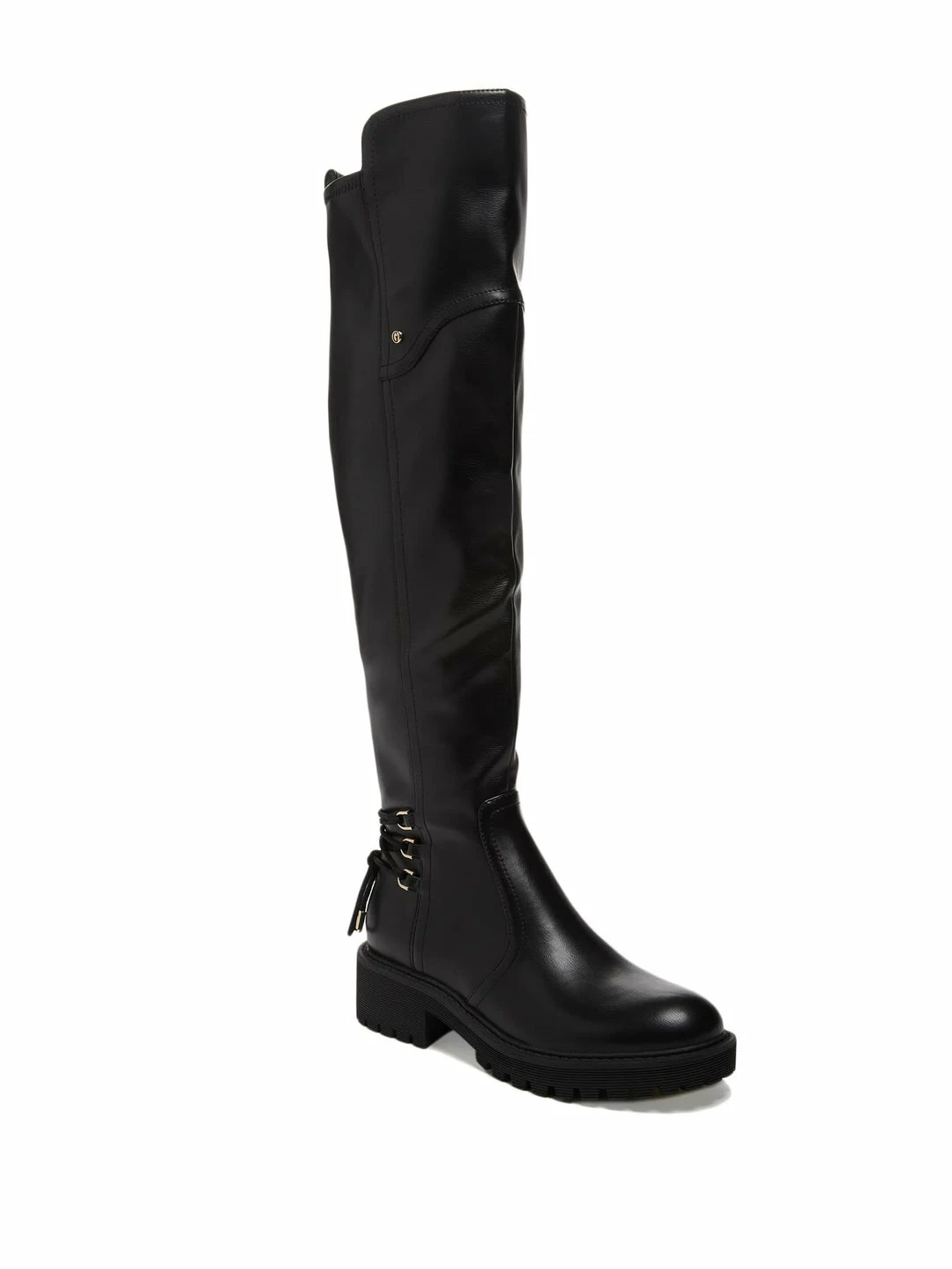 Deals 😀 Guess Factory Tall Laced 🥾 Boots for 👩 women 🛒