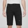 Buy ❤️ Guess Factory Clark Destroyed Straight Denim Shorts for men 🎉