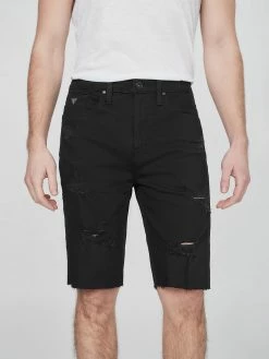 Buy ❤️ Guess Factory Clark Destroyed Straight Denim Shorts for men 🎉