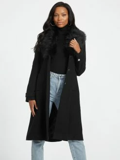 Best deal 😉 Guess Factory Aura Wool-Blend 🧥 Coat for 👩 women 🔔