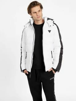 Brand new 👏 Guess Factory Martin Color-Block Puffer Hoodie for men ✨