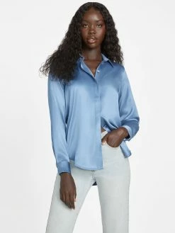 Best reviews of 🎉 Guess Factory Honour Satin 👕 Shirt for 👩 women ✨