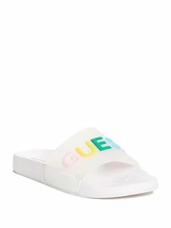Cheap ✨ Guess Factory Lana Logo Slide 🩴 Sandals for 👩 women 💯