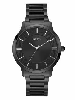 Coupon 🥰 Guess Factory Black Analog ⌚ Watch for men 🔥