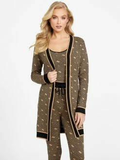 Wholesale 👏 Guess Factory Eco Cachet Logo Cardigan for 👩 women 🧨