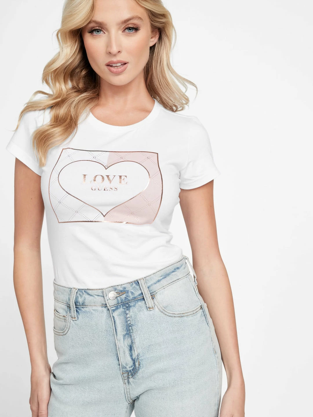 Wholesale 😍 Guess Factory Eco Lourdes Logo Tee for 👩 women ❤️ - Image 3