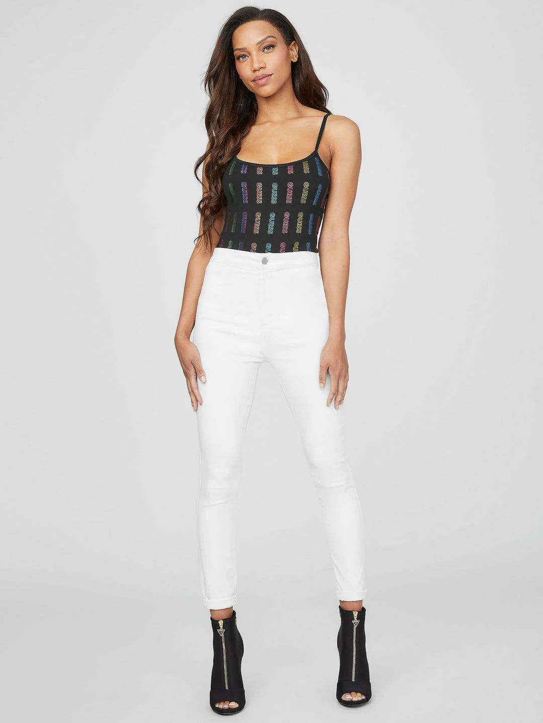 Top 10 💯 Guess Factory Rae Logo Tank for 👩 women 🛒 - Image 2