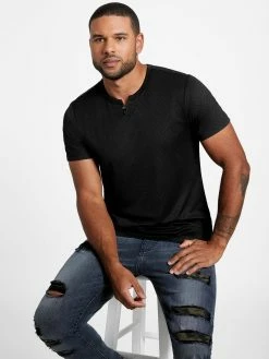 Deals ✨ Guess Factory Waken Jacquard Tee for men 👍