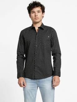 New ⌛ Guess Factory Tully Geo Pocket 👕 Shirt for men 🧨