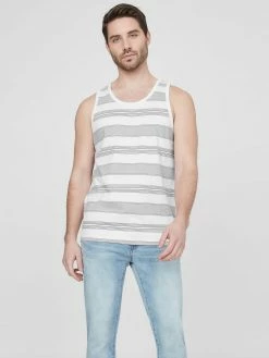 Promo 🔥 Guess Factory Snow Striped Tank for men 🤩