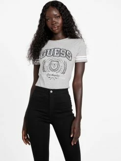 Coupon 🔥 Guess Factory Eco Virgie Crest Logo Tee for 👩 women ⌛