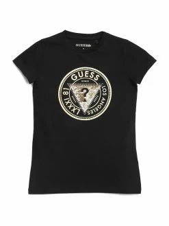 Best deal โ Guess Factory Cheska Embellished Logo Tee (7-14) for kids ๐ฏ