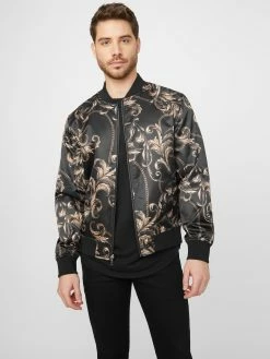 Best Sale 🥰 Guess Factory Evo Reversible Flight Jacket for men 😉