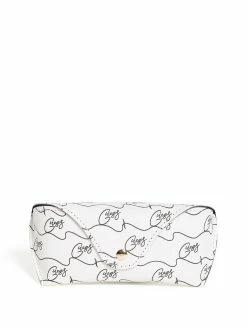 Hot Sale 🔥 Guess Factory Script Logo 👓 Sunglasses Soft Case for 👩 women 🧨