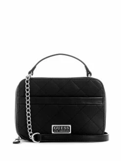 Best deal 🥰 Guess Factory Mirabelli Quilted Mini Double Zip Crossbody for 👩 women 👏